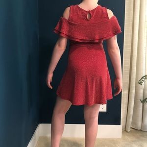 Girls’s Red Party Dress
